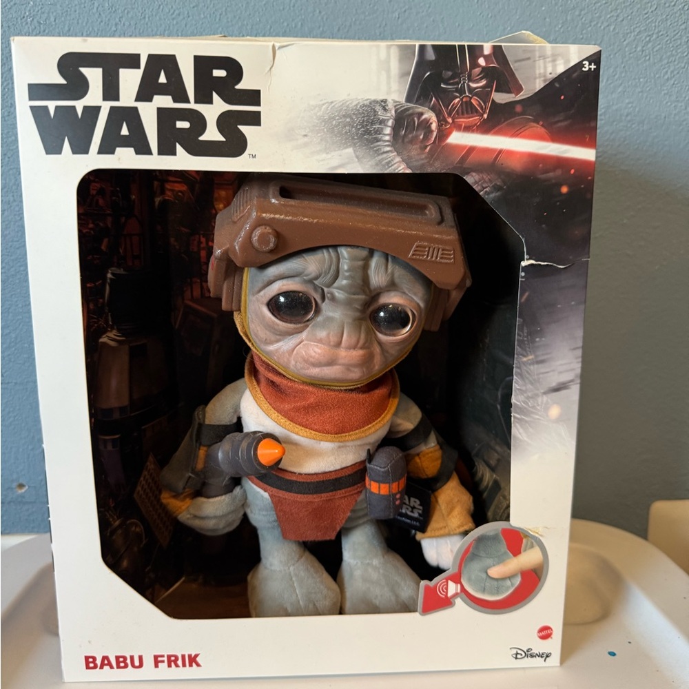Star Wars Babu Frik Plush - Brown, Orange & Gray